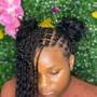 Small Boho Knotless Braids