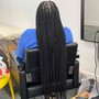 Small Boho Knotless Braids