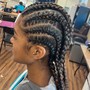 6 Feed in stitch braids