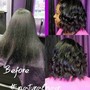 Relaxer Touch Up/Cond/Blow dry /Silk Press