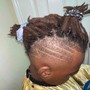 Kid's Braids w/hair