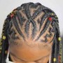 Medium Knotless Braids