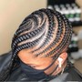 Lemonade braids shoulder length