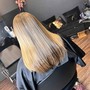 Cocktail cut(relaxer,cut and color)