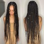 Small medium Boho Twists waist length