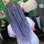 Short Knotless Braids + beads or curls