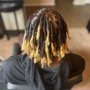 Partial Crochet Braids on fade cuts