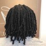 Added Hair (Two Strand Twists)