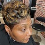 Shampoo and Style on relaxed hair