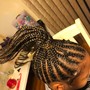 Male freestyle braids