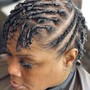 Individual Braids, Updo