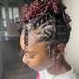 Small mid-back Length-Boho Braids