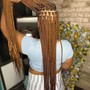 Natural Cornrows and Braiddown