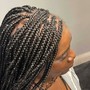 Feed in Braids ponytail large