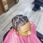 Shampoo natural hair cornrows