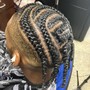 Shampoo natural hair cornrows