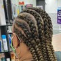 FEED IN BRAIDS + CROCHET BRAIDS