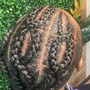 FEED IN BRAIDS + CROCHET BRAIDS