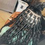 Small Knotless Goddess Braids