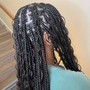 Small Knotless Goddess Braids