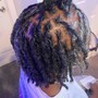 Shaved Sides Loc retwist