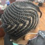 Sew-in/Crochet Braid Down