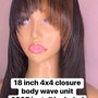 Closure Wig install touch up