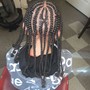 Str8 back freestyle Braids