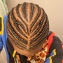 2 Cornrows (Natural Hair)