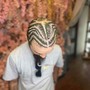 Men’s designer/cornrows  (half head)