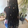 Pre-Parting for Box Braids JUMBO PARTS/PLAITS