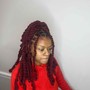 Small Knotless Braids Touch Up