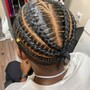 Box Braids Singles for Men full head