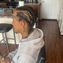 Women Cornrows (5-8 feed-ins)