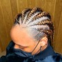 Cornrows / Feed in Braids / Ghana Weaving