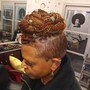 Kinky Twist with hair added