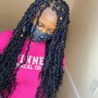 Jumbo Box Braids mid back-waist