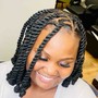 Braid Extensions color combinations ,Boho style ,soft Locs, or non natural color fee