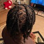 Half Head Loc Retwist