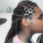 Traditional Cornrows straight back