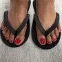 BIAB (builder gel) Toes