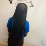 Kid's box  Braids midback 9 to 12 years