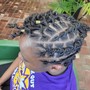 Kid's scalp Braids natural hair