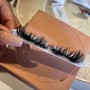 Eyelash Extension Removal and Hybrid or Volume Set