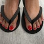 BIAB (builder gel) Toes