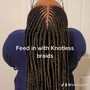 Feed in Braids Touch up