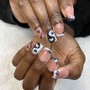 Two Nail Art Simple  (stones)