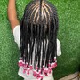 Kid's Braids with hair extension & wash