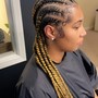 Med. lemonade Braids/goddess