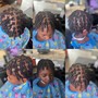 Toddlers natural hair cornrows AGES 2-3